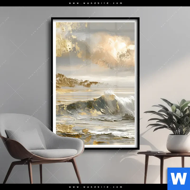 Poster | Goldene Gezeiten | Hochformat
