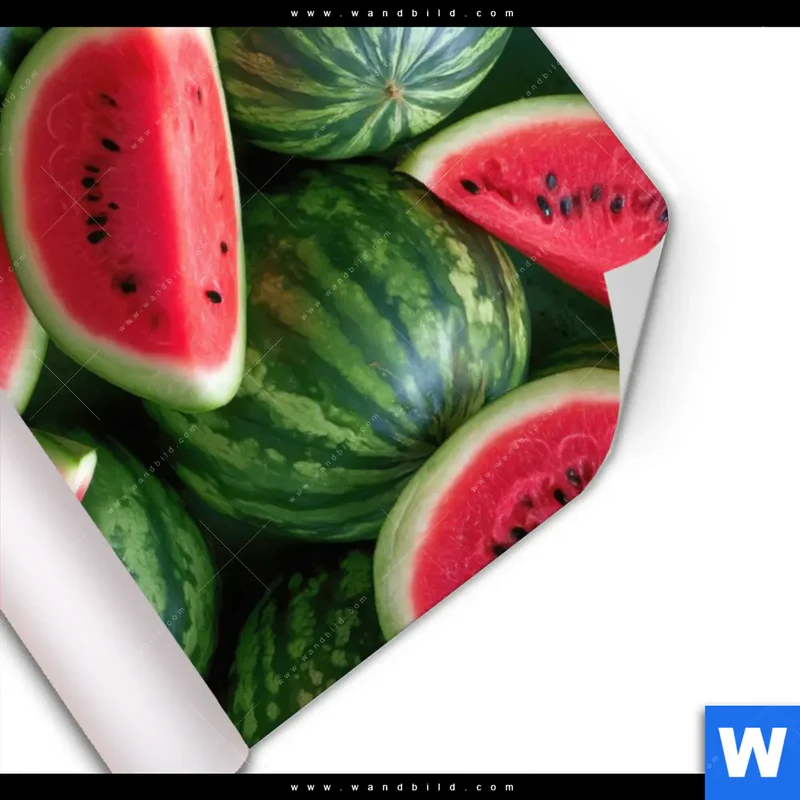 Poster | Wassermelonen - Rubinrote Verführung | Hochformat