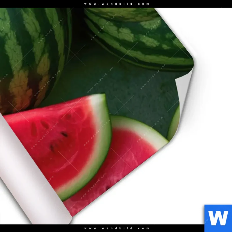 Poster | Wassermelonen - Rubinrote Verführung | Panorama