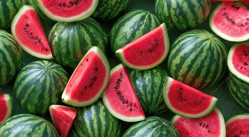 Canvalight® Leuchtbild | Wassermelonen - Rubinrote Verführung | Querformat