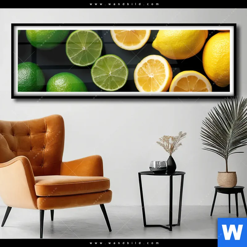 Poster | Zitronen und Limetten | Panorama