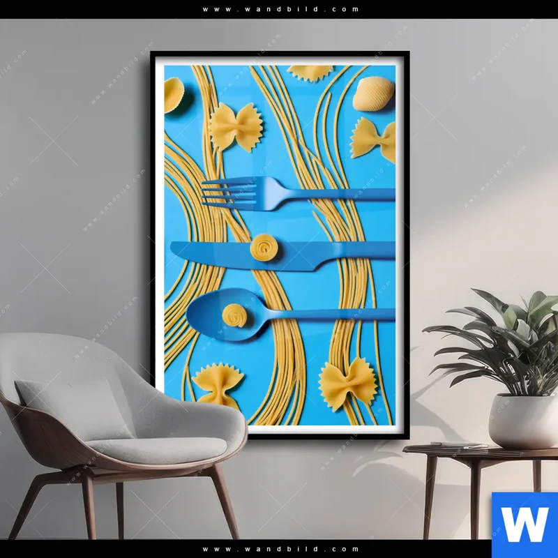 Poster | Pasta-Design - Moderne Küchenkunst | Hochformat