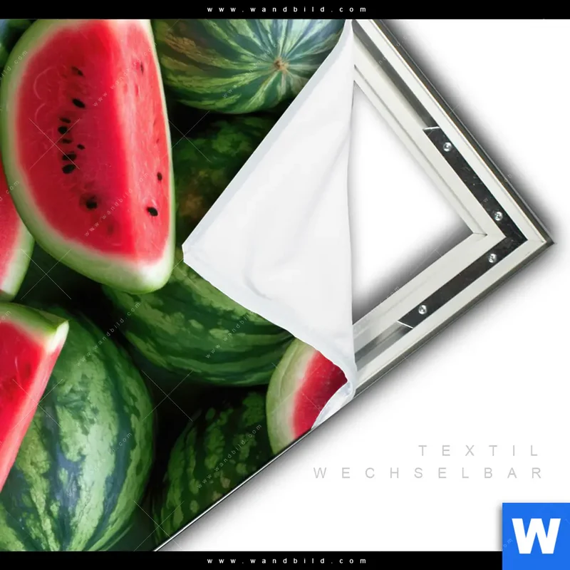 Spannbild | Wassermelonen - Rubinrote Verführung | Hochformat