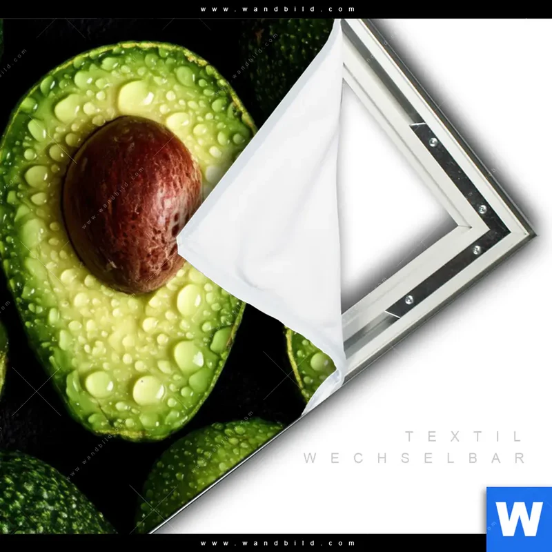 Spannbild | Avocados mit Wassertropfen | Hochformat