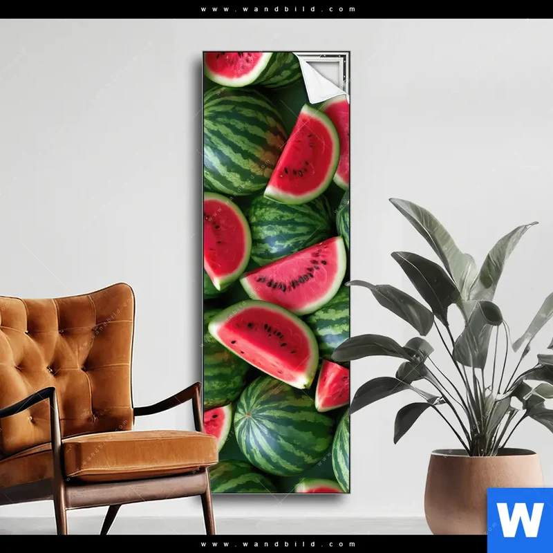 Spannbild | Wassermelonen - Rubinrote Verführung | Schmal