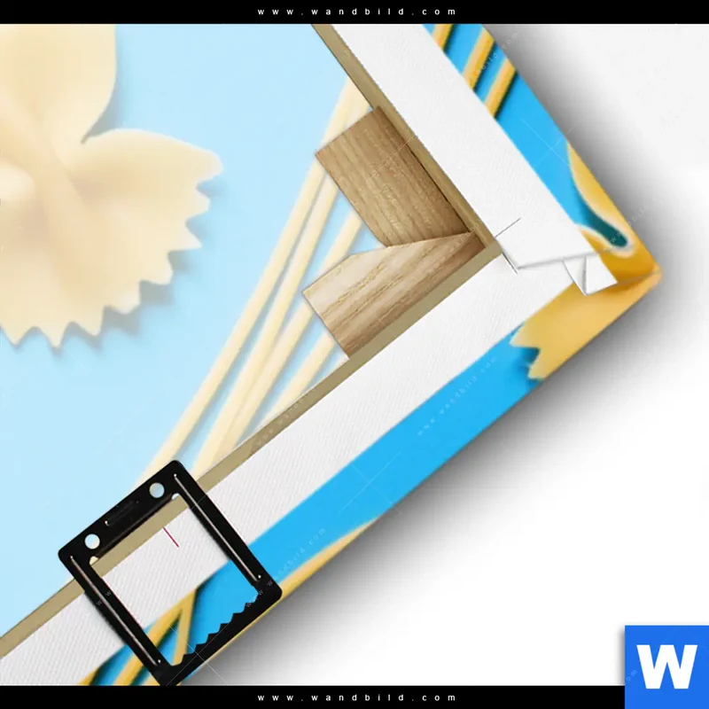 Leinwandbild | Pasta-Design - Moderne Küchenkunst | Schmal