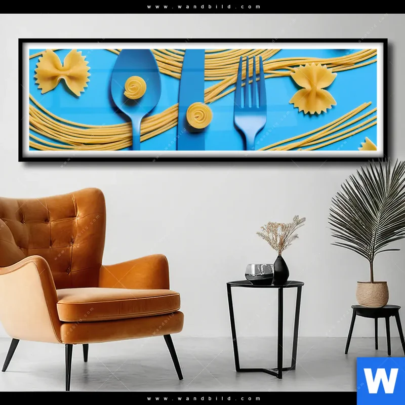 Poster | Pasta-Design - Moderne Küchenkunst | Panorama