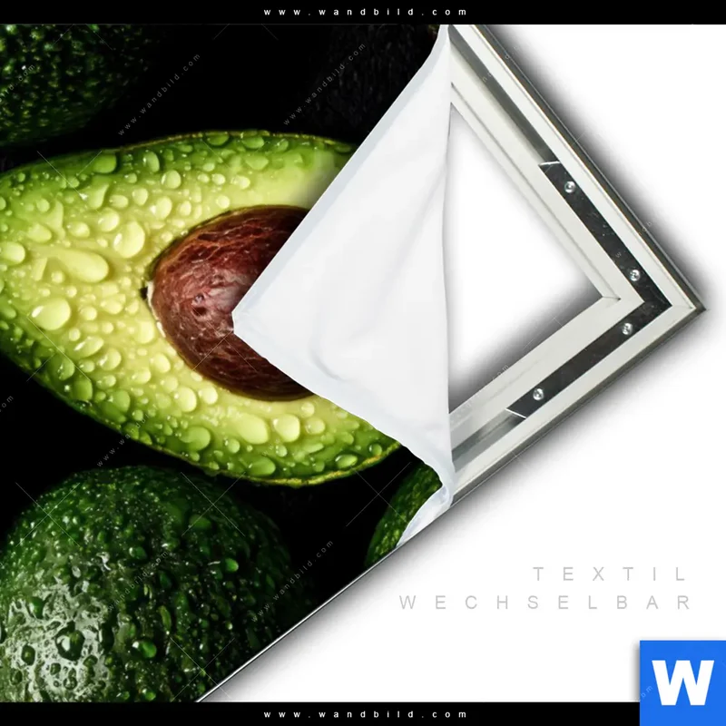 Spannbild | Avocados mit Wassertropfen | Querformat
