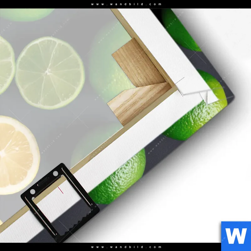 Leinwandbild | Zitronen und Limetten | Hochformat