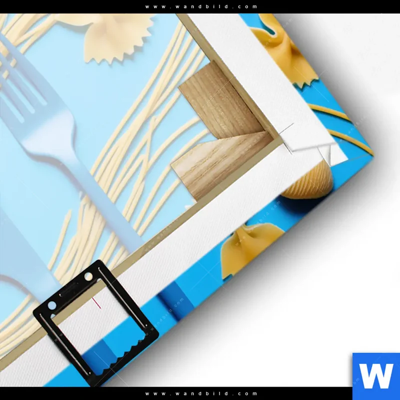 Leinwandbild | Pasta-Design - Moderne Küchenkunst | Hochformat