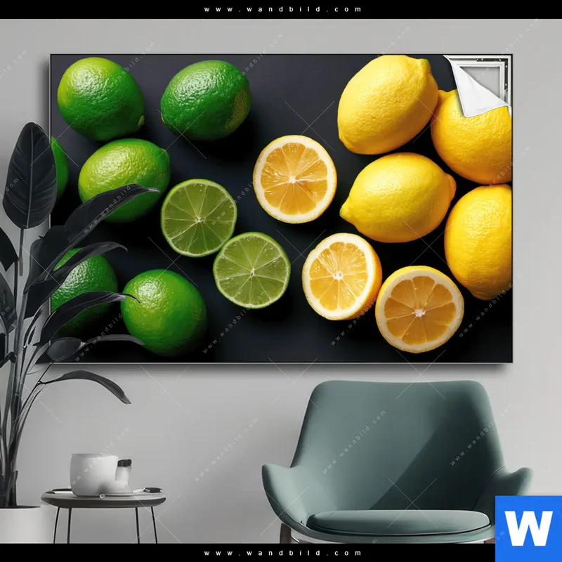 Spannbild | Zitronen und Limetten | Querformat