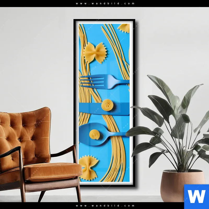 Poster | Pasta-Design - Moderne Küchenkunst | Schmal