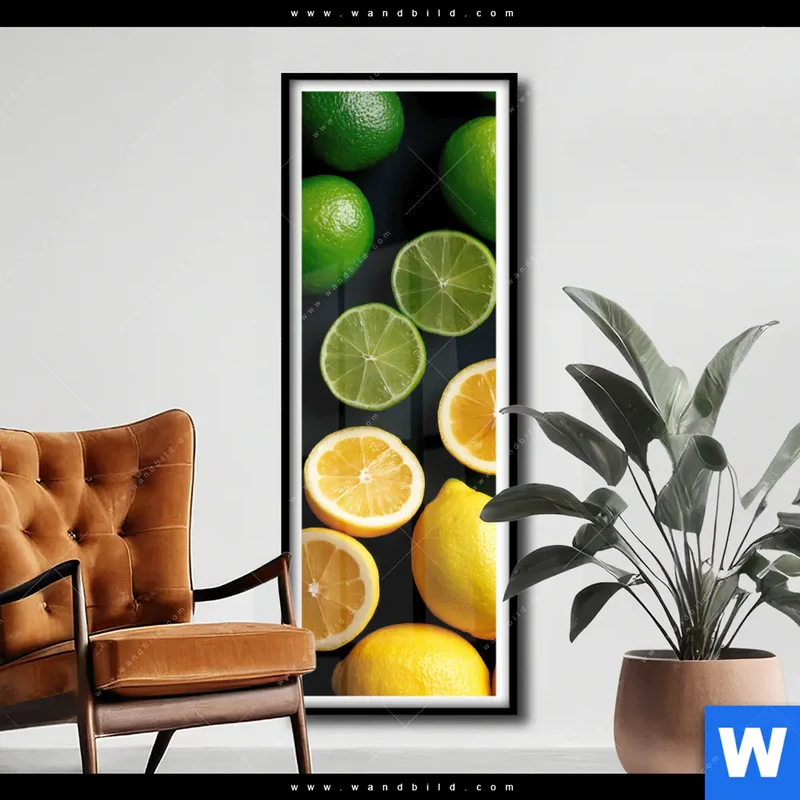 Poster | Zitronen und Limetten | Schmal