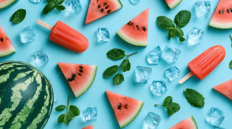 Canvalight® Leuchtbild | Sommergenuss mit Wassermelone | Panorama