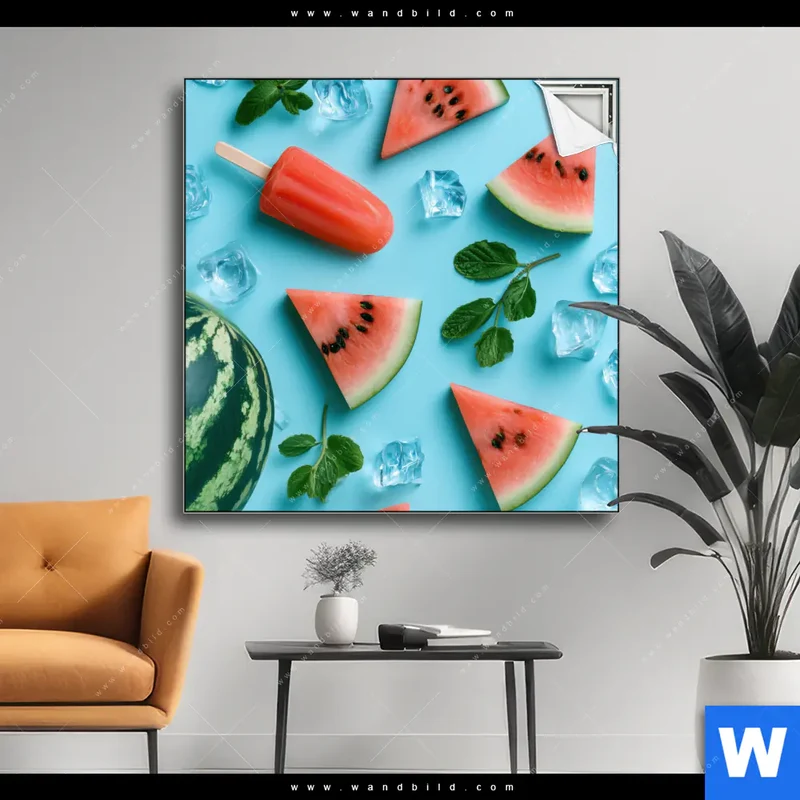 Spannbild | Sommergenuss mit Wassermelone | Quadrat