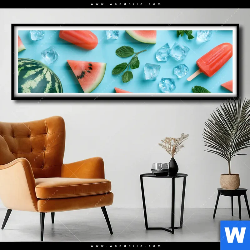 Poster | Sommergenuss mit Wassermelone | Panorama