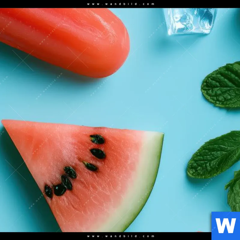 Canvalight® Leuchtbild | Sommergenuss mit Wassermelone | Querformat
