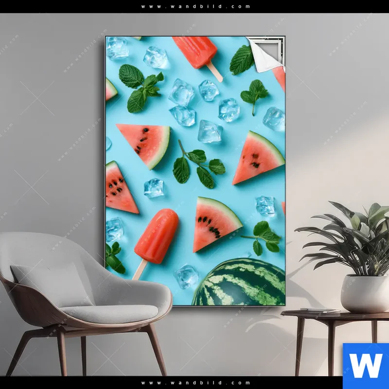 Spannbild | Sommergenuss mit Wassermelone | Hochformat
