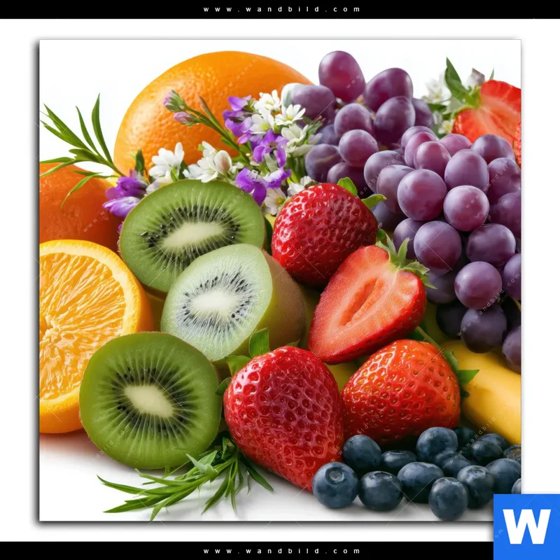 Spannbild | Exotische Früchte und Beeren | Quadrat