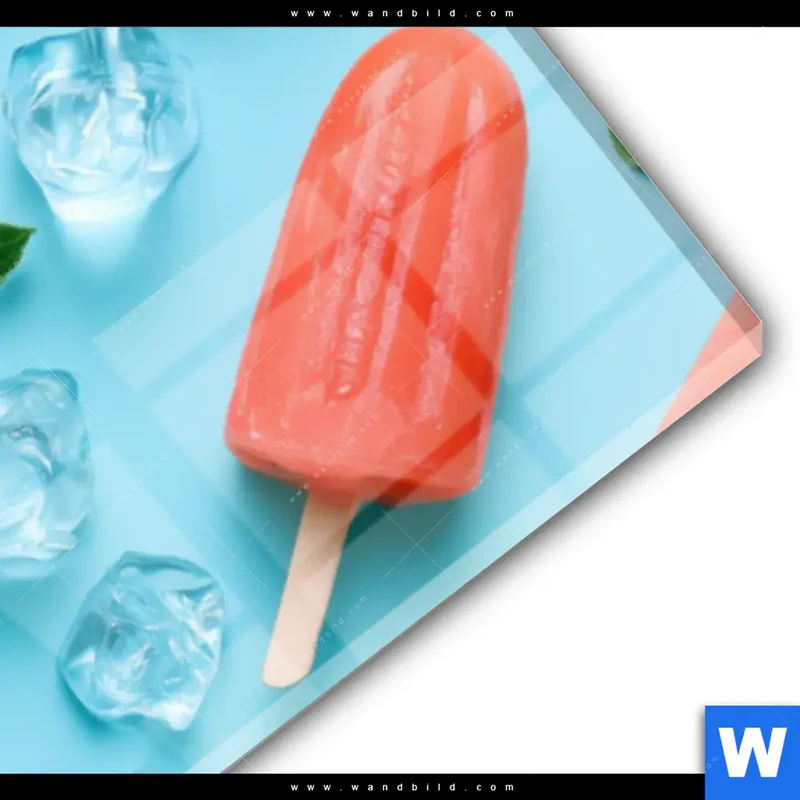 Acrylglasbild | Sommergenuss mit Wassermelone | Schmal