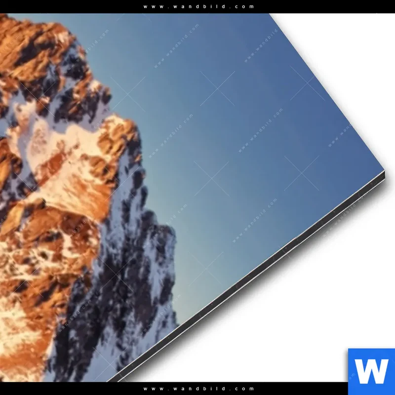 Alu-Dibond Bild | Gipfel über den Wolken | Schmal