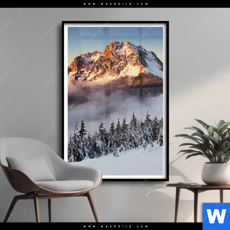 Poster | Gipfel über den Wolken | Hochformat