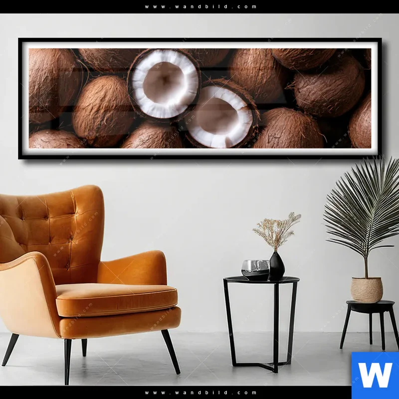 Poster | Tropische Kokosnüsse – Exotischer Genuss | Panorama