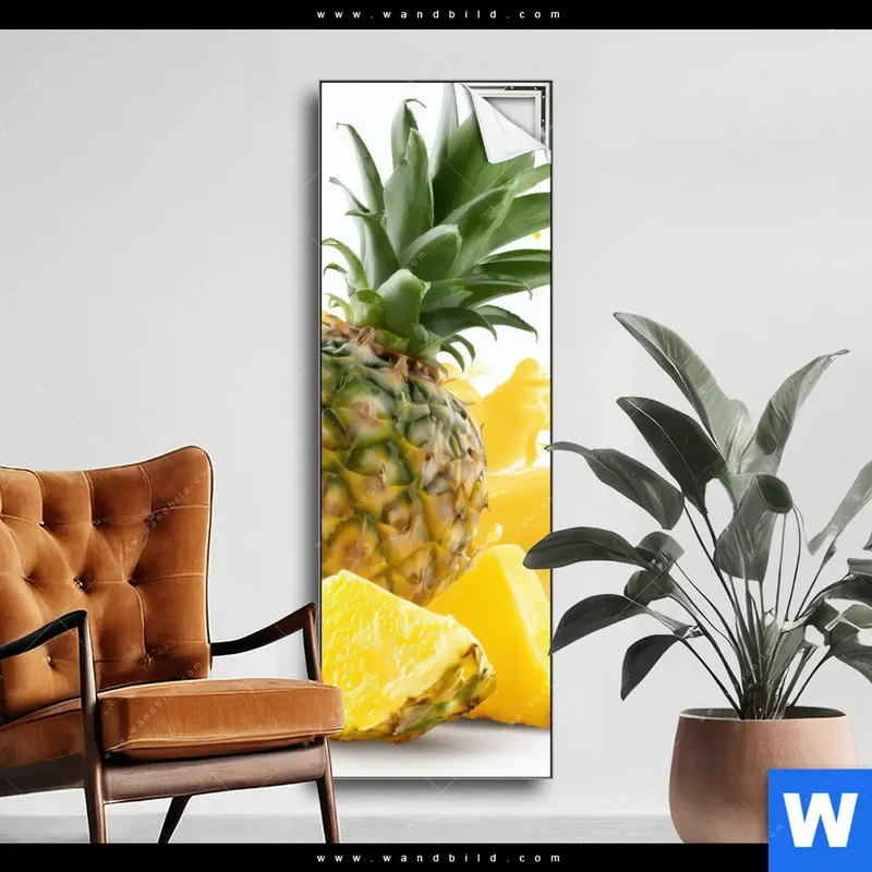 Spannbild | Tropische Frische - Ananas-Explosion | Schmal