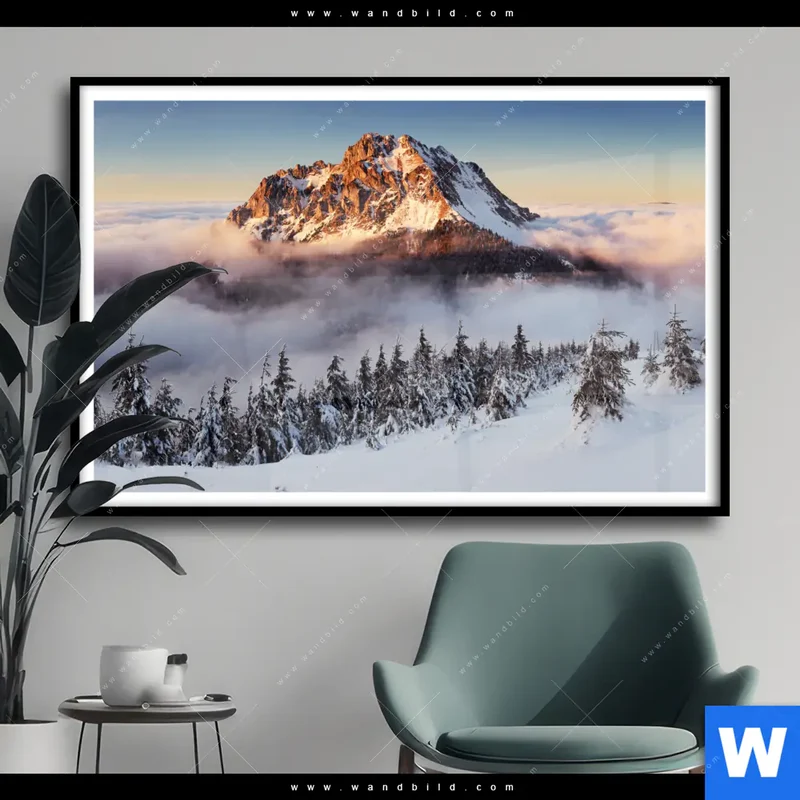 Poster | Gipfel über den Wolken | Querformat