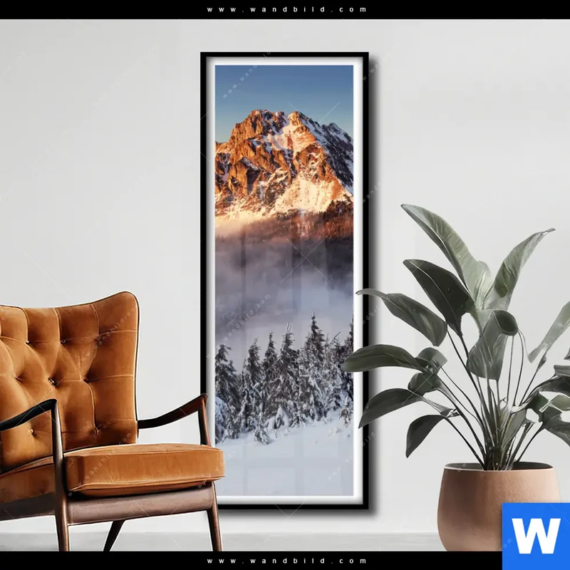 Poster | Gipfel über den Wolken | Schmal
