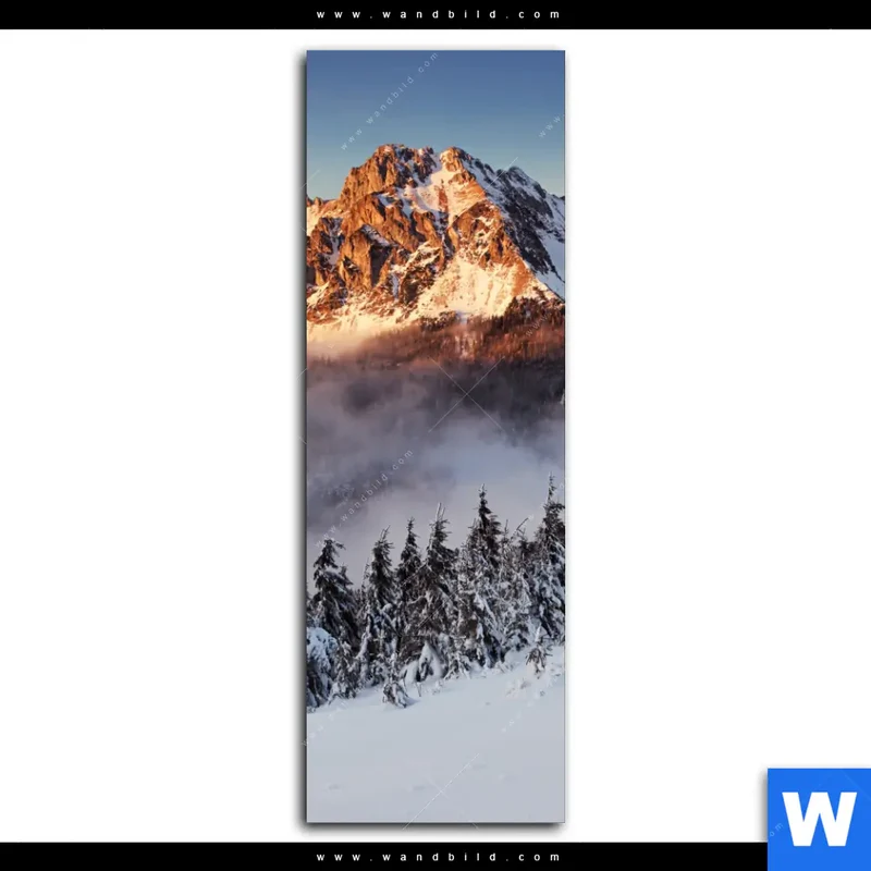 Poster | Gipfel über den Wolken | Schmal