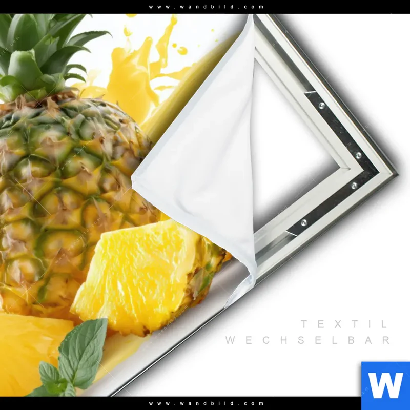 Spannbild | Tropische Frische - Ananas-Explosion | Querformat