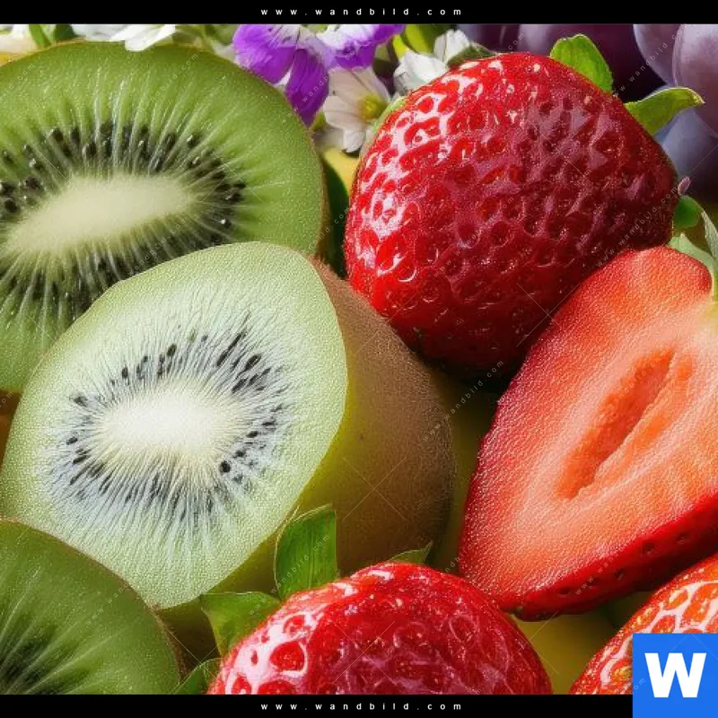 Canvalight® Leuchtbild | Exotische Früchte und Beeren | Panorama