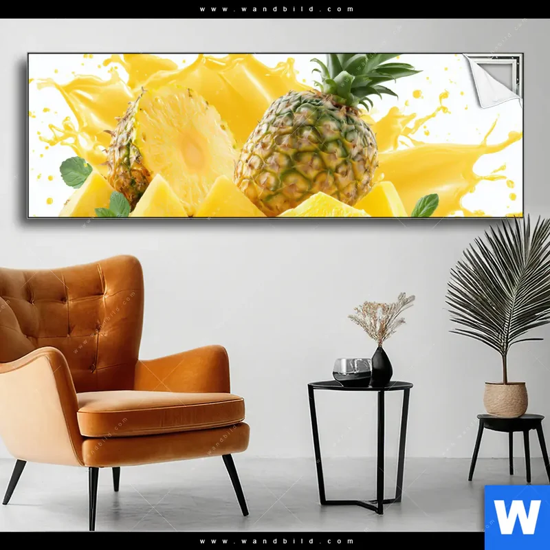 Spannbild | Tropische Frische - Ananas-Explosion | Panorama
