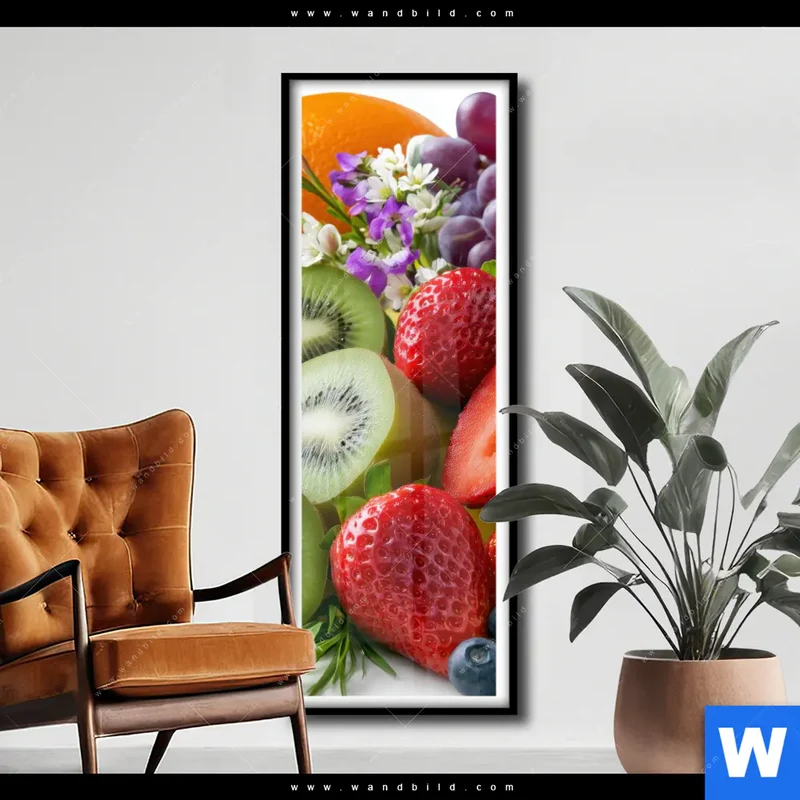 Poster | Exotische Früchte und Beeren | Schmal