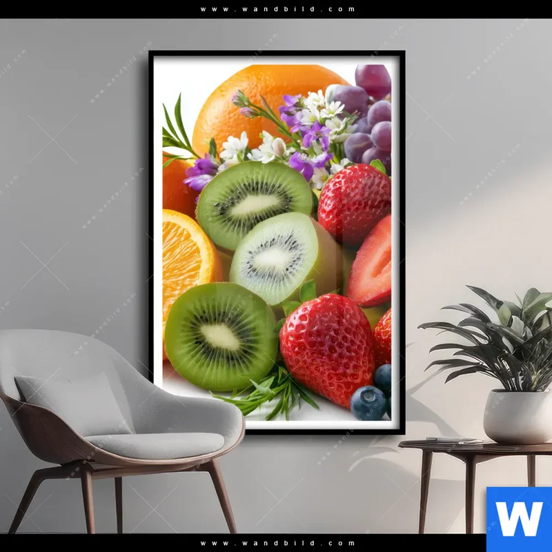 Poster | Exotische Früchte und Beeren | Hochformat