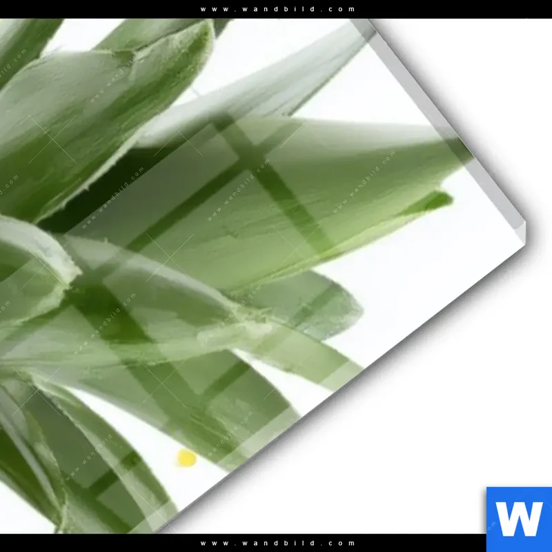 Acrylglasbild | Tropische Frische - Ananas-Explosion | Schmal