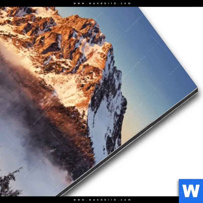 Alu-Dibond Bild | Gipfel über den Wolken | Hochformat