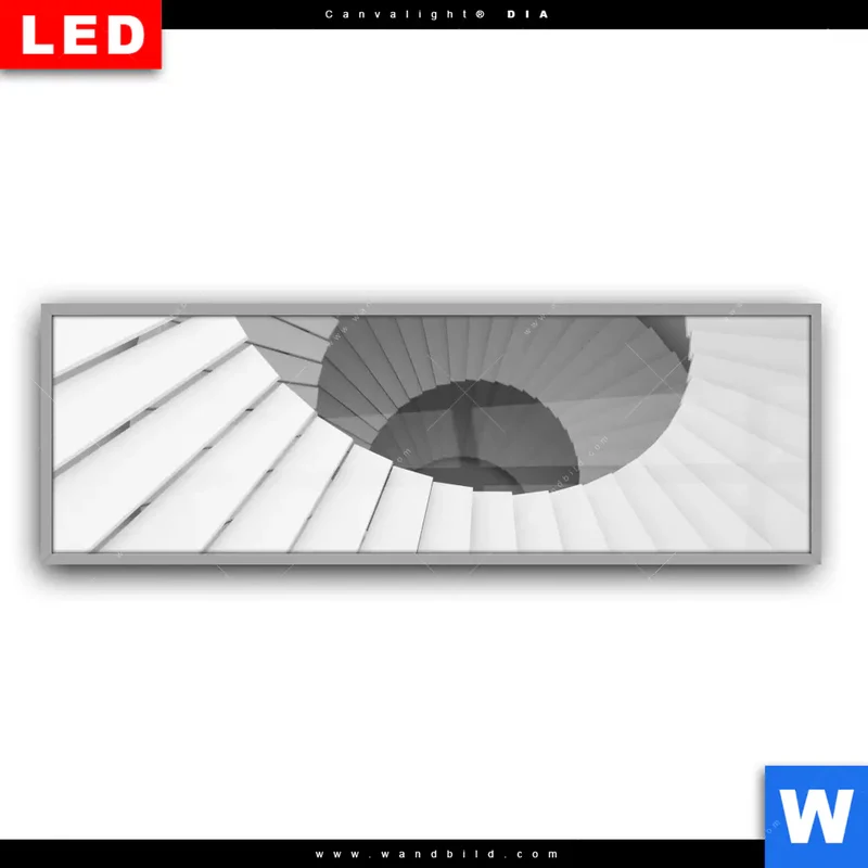 Leuchtbild Acrylglas Canvalight® DIA | Spirale der Moderne | Panorama