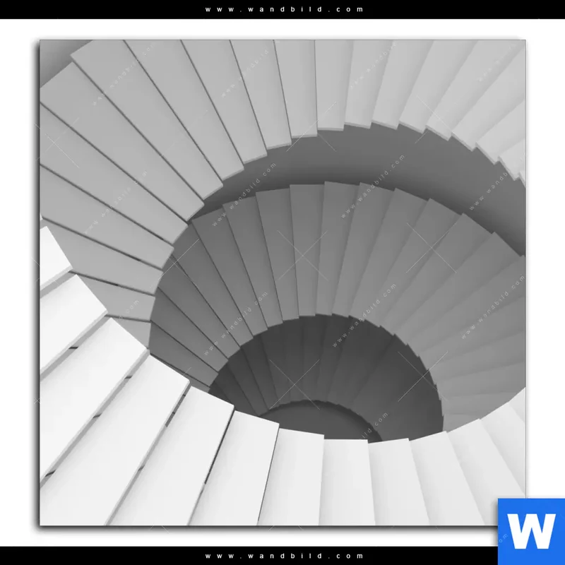 Leinwandbild | Spirale der Moderne | Quadrat