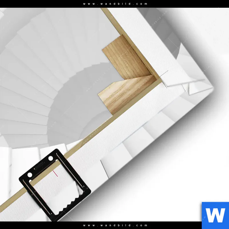 Leinwandbild | Spirale der Moderne | Quadrat