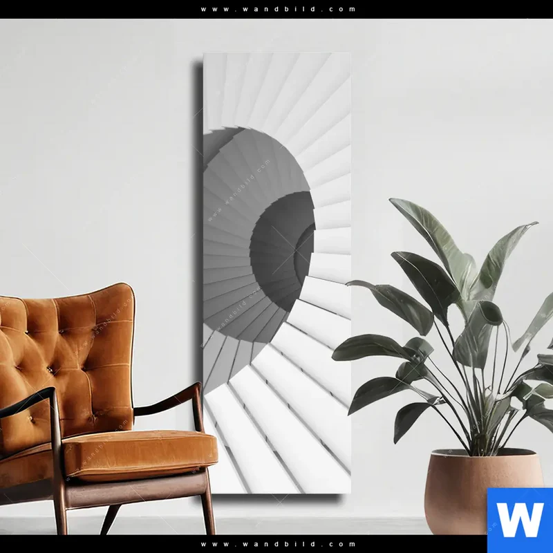 Leinwandbild | Spirale der Moderne | Schmal