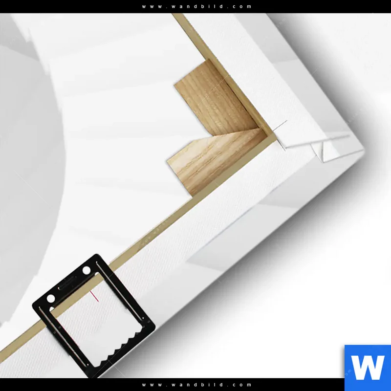 Leinwandbild | Spirale der Moderne | Schmal