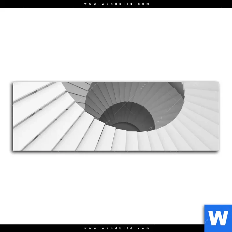 Acrylglasbild | Spirale der Moderne | Panorama