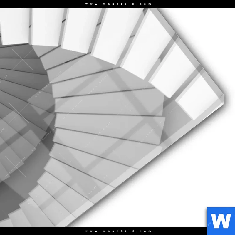 Acrylglasbild | Spirale der Moderne | Hochformat