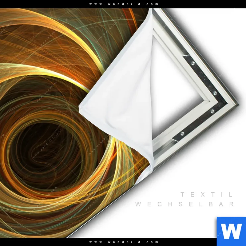 Spannbild | Lichtmalerei - Strudel der Energie | Quadrat