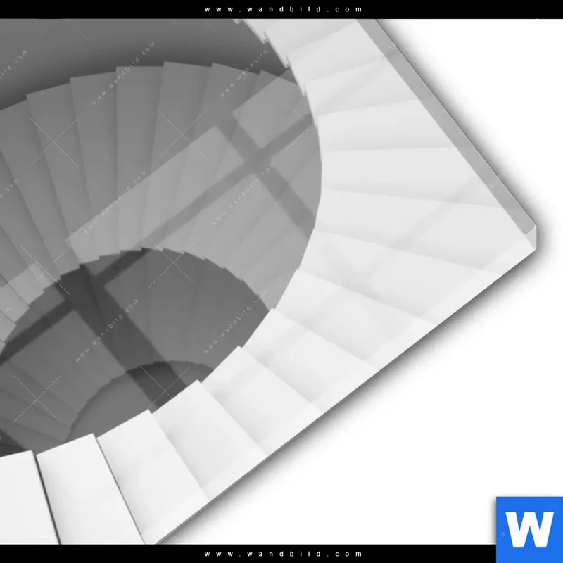 Acrylglasbild | Spirale der Moderne | Querformat