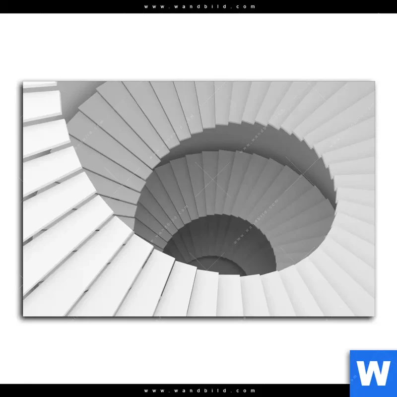 Alu-Dibond Bild | Spirale der Moderne | Querformat