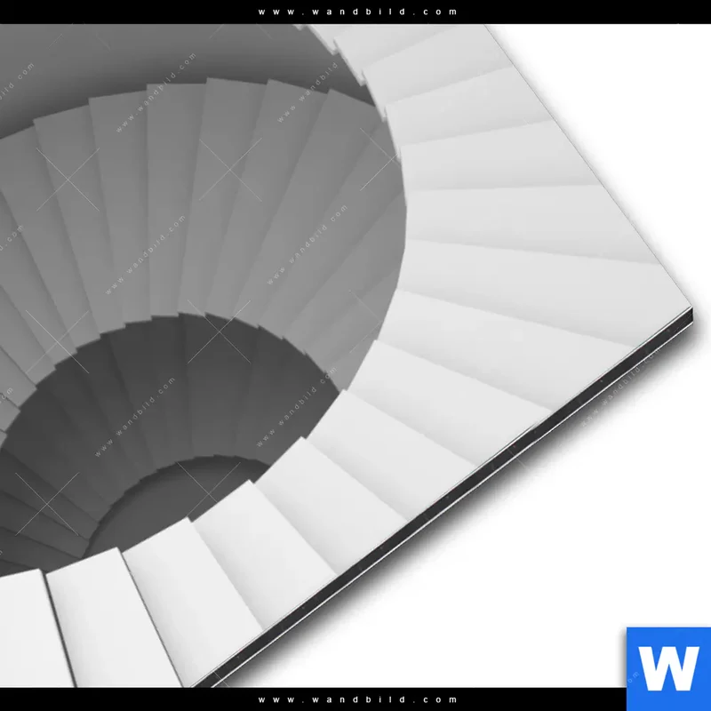 Alu-Dibond Bild | Spirale der Moderne | Querformat
