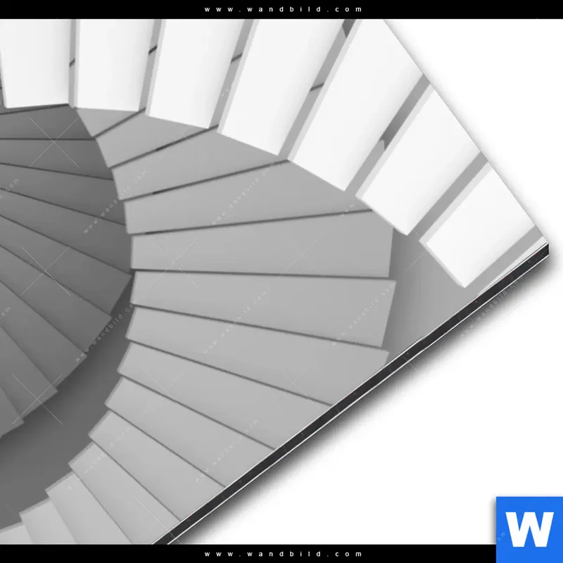 Alu-Dibond Bild | Spirale der Moderne | Hochformat